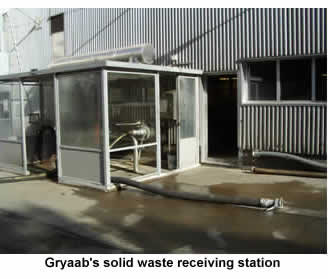 Gryaab's solid waste receiving station