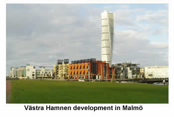 Västra Hamnen development in Malmö