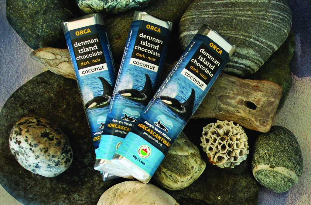 Denman Island Chocolate releases new organic Orca Bar, partners with