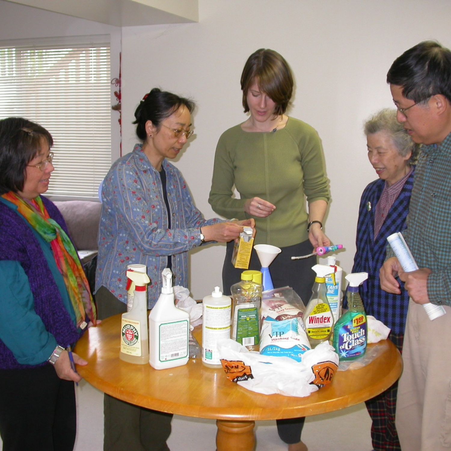 Christianne leading a ToxicSmart workshop with the Taiwanes Green Club in Vancouver when she led our Clean Air and Water program.