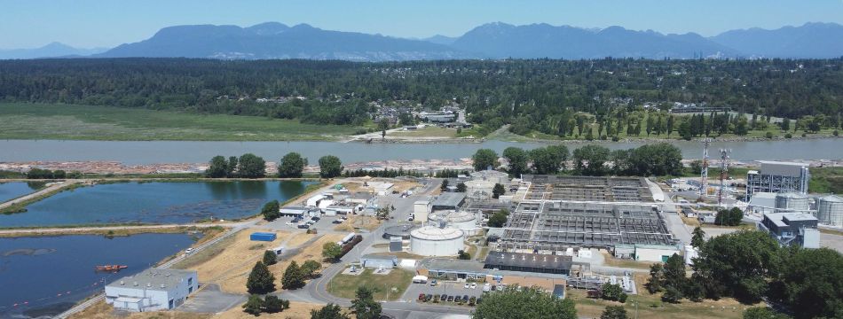 Image of Iona Wastewater Plant. Image from Metro Vancouver website
