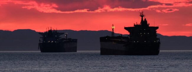 Tankers in English Bay